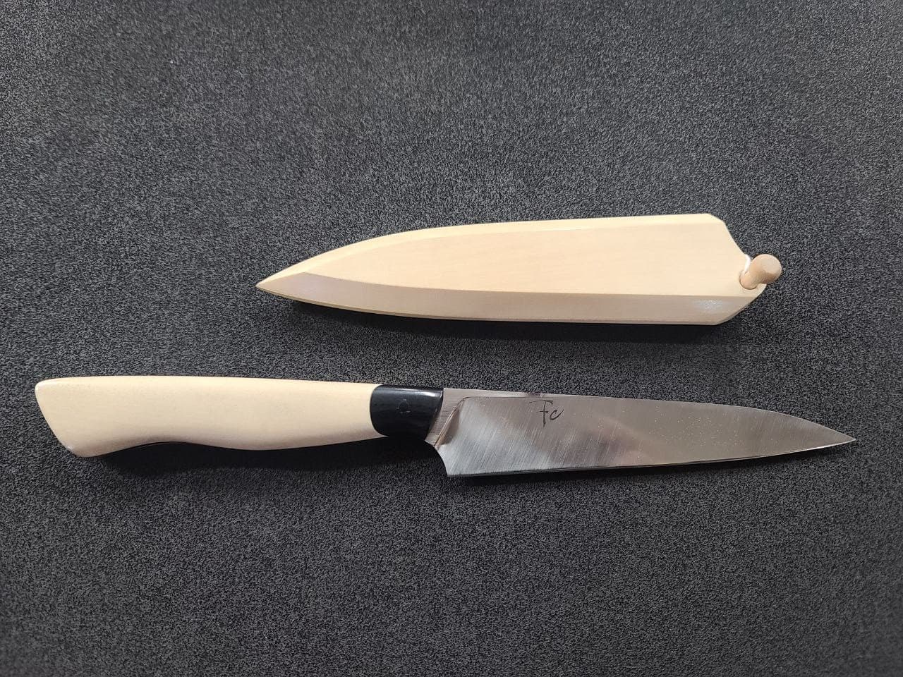 Custom handmade petty knife — Four Elements Smithy